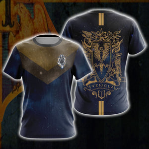 Harry Potter Hogwarts House Ravenclaw Unisex 3D T-shirt