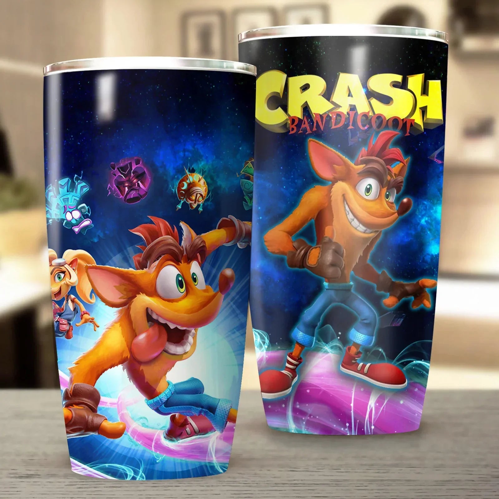 Crash Bandicoot Video Game Insulated Stainless Steel Tumbler 20oz / 30oz