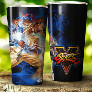 Street Fighter Video Game Insulated Stainless Steel Tumbler 20oz / 30oz
