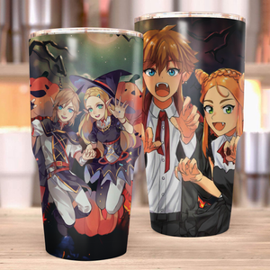 The Legend of Zelda Link & Zelda Halloween Tumbler