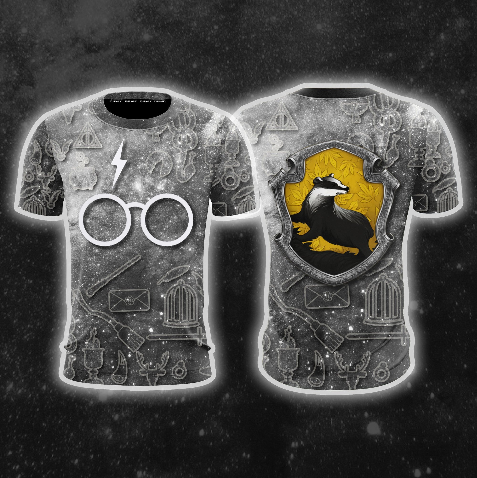 Hufflepuff Logo Harry Potter New Collection Unisex 3D T-shirt