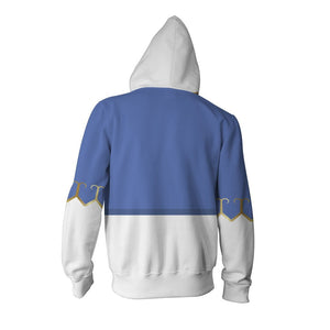 Street Fighter Chun-Li Cosplay Zip Up Hoodie Jacket