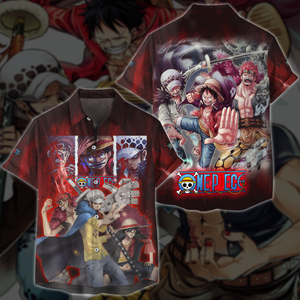 One Piece Luffy Kid Law Anime Manga 3D All Over Print T-shirt Tank Top Zip Hoodie Pullover Hoodie Hawaiian Shirt Beach Shorts Jogger