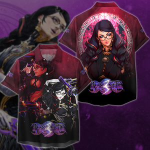 Bayonetta Video Game 3D All Over Print T-shirt Tank Top Zip Hoodie Pullover Hoodie Hawaiian Shirt Beach Shorts Jogger