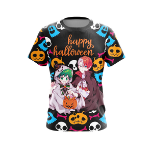 My Hero Academia - Deku and Todoroki Halloween Unisex 3D T-shirt