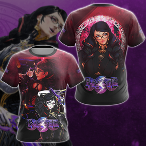 Bayonetta Video Game 3D All Over Print T-shirt Tank Top Zip Hoodie Pullover Hoodie Hawaiian Shirt Beach Shorts Jogger