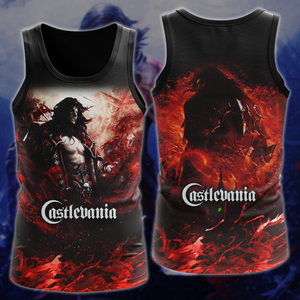 Castlevania Video Game 3D All Over Printed T-shirt Tank Top Zip Hoodie Pullover Hoodie Hawaiian Shirt Beach Shorts Jogger
