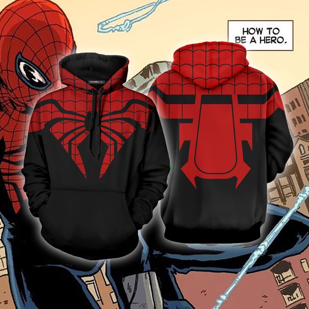 The Superior Spider-Man Cosplay 3D Hoodie