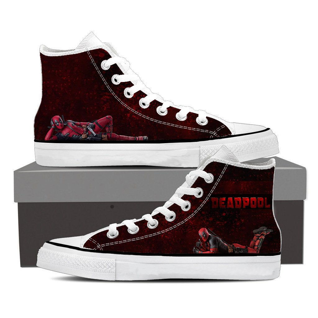 Deadpool High Top Shoes