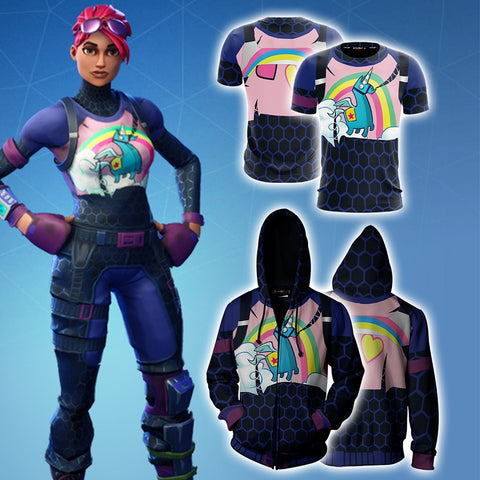 Fortnite Brite Bomber Skin Unisex 3d T Shirt Moveekbuddyshop - image of fortnite brite bomber skin unisex 3d t shirt