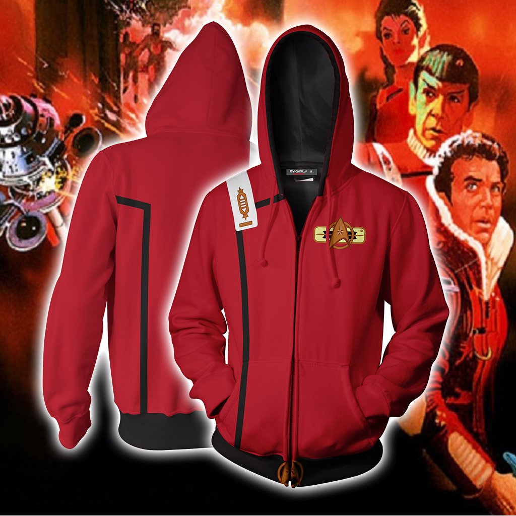 star trek zipper hoodie