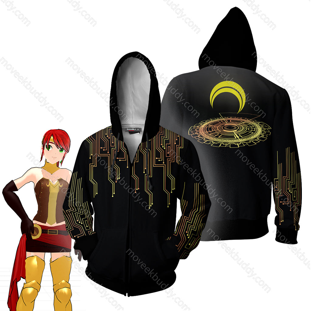 RWBY Team JNPR Arc Jaune Zip Up Hoodie