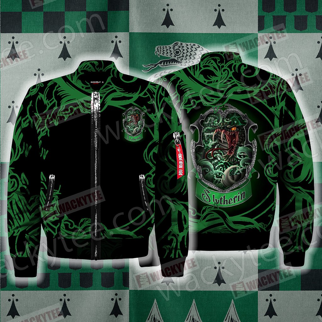 Cunning Like A Slytherin Harry Potter Bomber Jacket