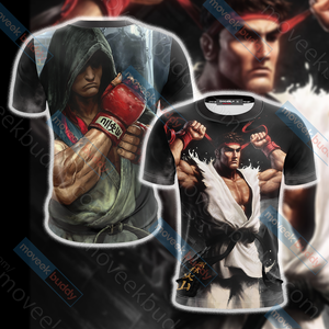 Street Fighter - Ryu Unisex 3D T-shirt