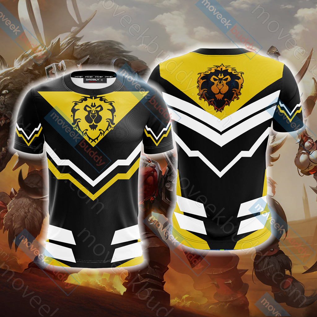 World Of Warcraft - Alliance New Version Unisex 3D T-shirt