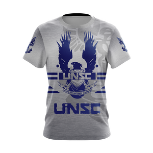 Halo - United Nation Space Command Unisex 3D T-shirt