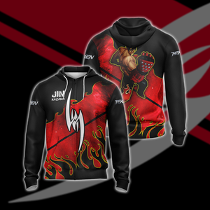 Tekken - Jin Kazama New Unisex Zip Up Hoodie