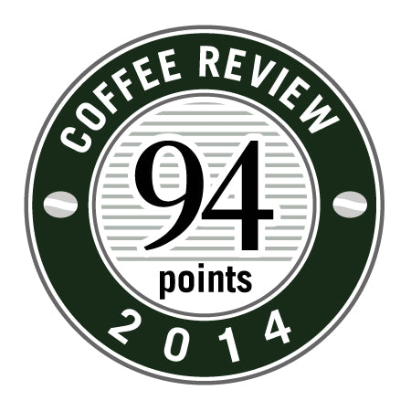 94 Points in 2014 Coffee Review Badge.