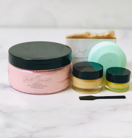 self care product gift set