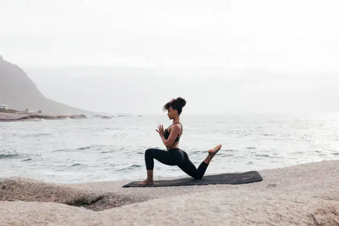 yoga on the beach