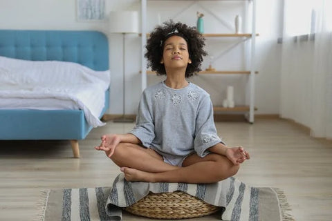 yoga and meditation in bedroom
