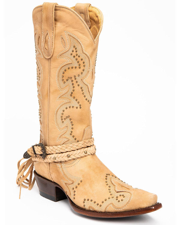 ivory western boots