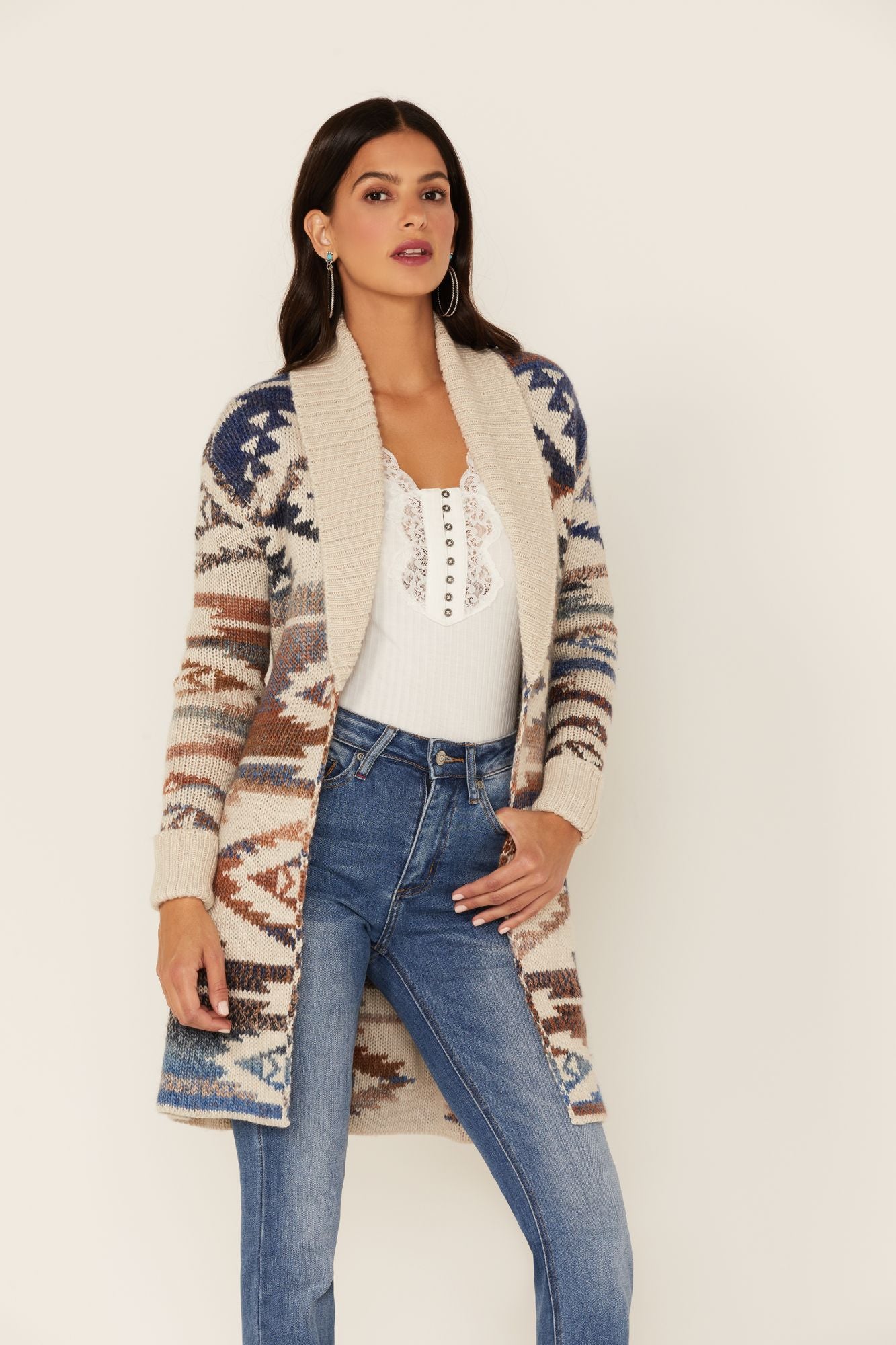 Country Wood Ombre Southwestern Cardigan Sweater | Idyllwind Fueled by ...