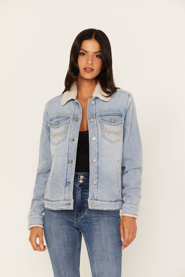 Sherpa Lined Denim Trucker Jacket – Idyllwind Fueled by Miranda Lambert