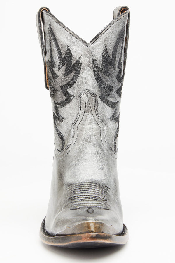 silver western booties