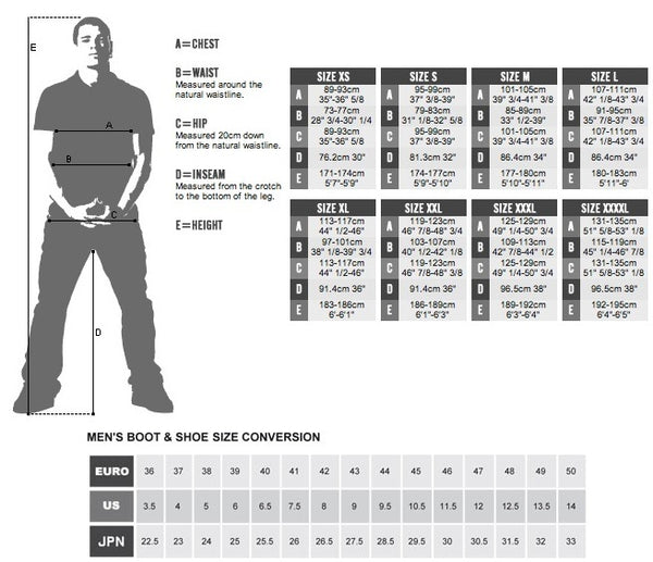 Motorcycle Boot Sizing Chart Reviewmotors.co