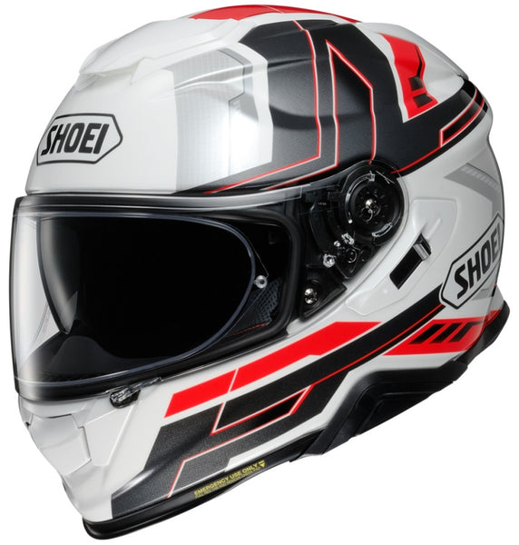 Shoei GT-Air II Aperture White/Gray/Red Helmet – Sierra BMW Motorcycle