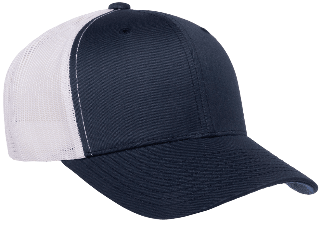 Richardson R65 Unstructured Custom Leather Patch Hat Navy