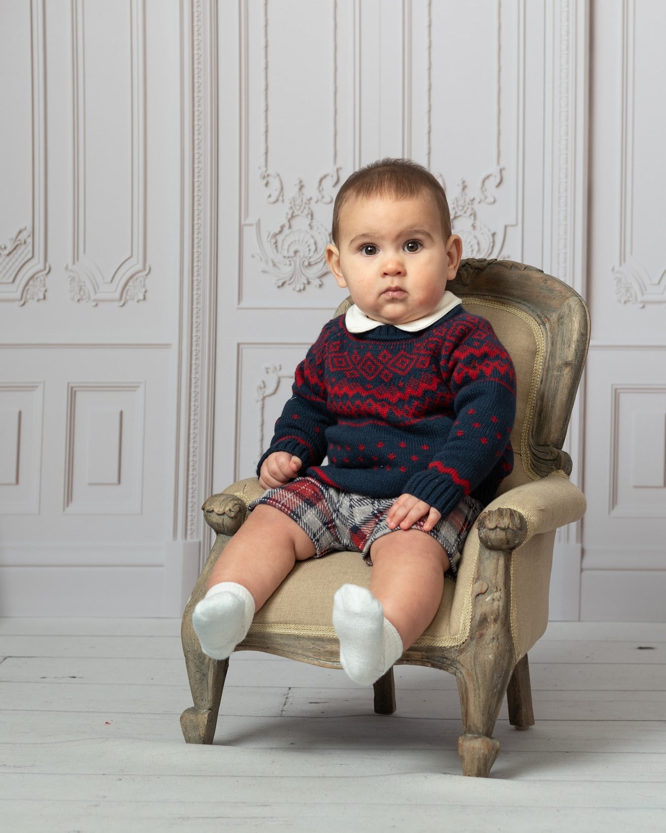 Caramelo Baby Boys Navy Fairisle Jumper Short Set 1013100 – TinkaBoo's  Boutique