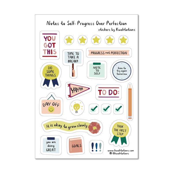 Self Love Sticker Book Over 500 Stickers Illustrated Stickers Planner  Stickers Self Care Gift Affirmation Sticker (Download Now) 