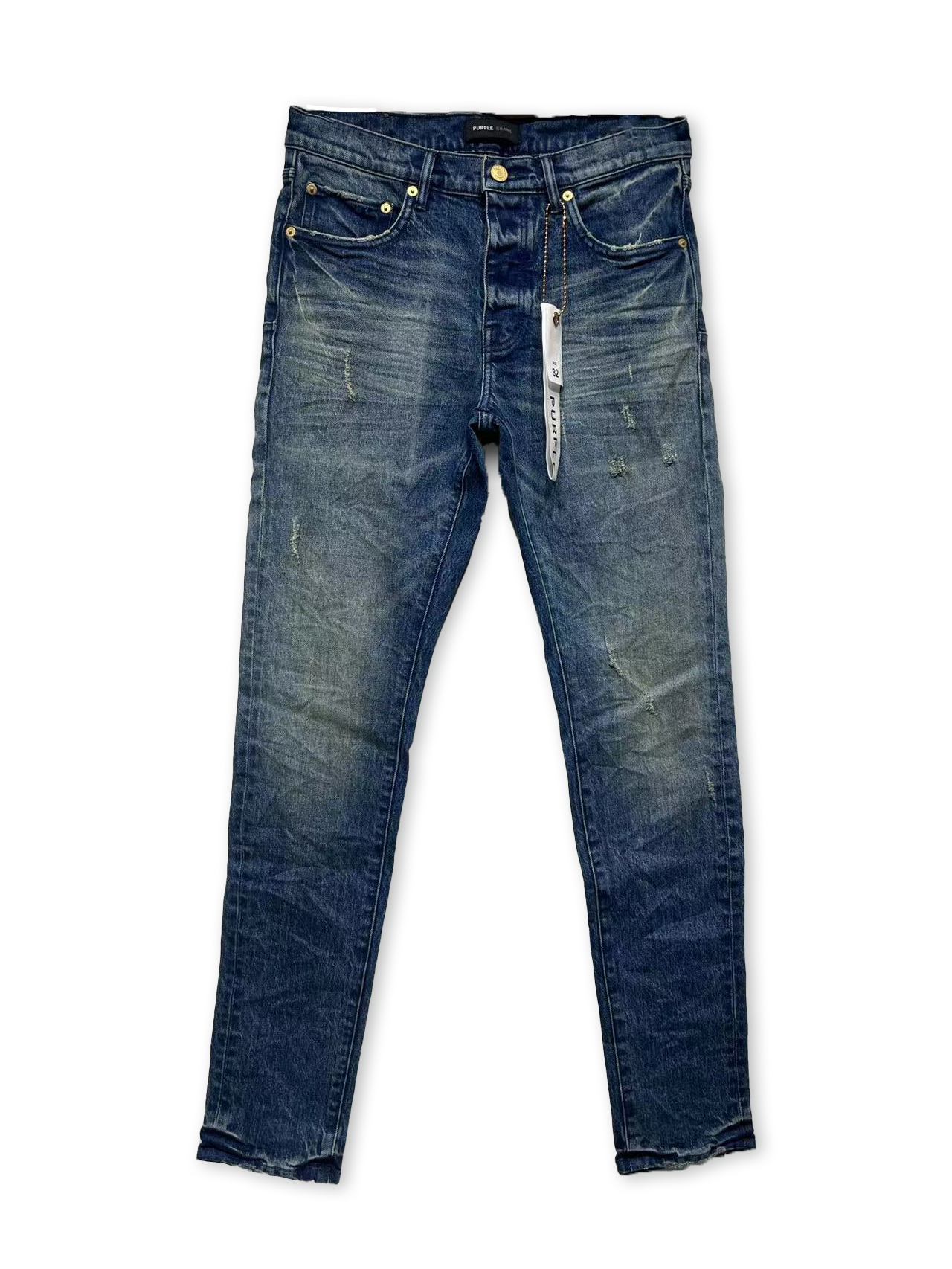 Purple Brand 90's Worn Slim Jeans-LIGHT INDIGO - Civilized Nation -  Official Site