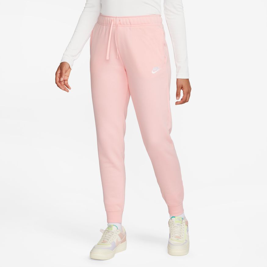 Nike Sportswear Essential Fleece Women's Pink Sweatpants Dx2320