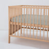 Baby Cot Natural Bamboo Sheet (Steel) - Bedtribe