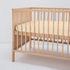 Baby Cot Natural Bamboo Sheet (Sand) - Bedtribe