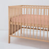 Baby Cot Natural Bamboo Sheet (Blush) - Bedtribe