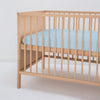 Baby Cot Natural Bamboo Sheet (Petit Bleu) - Bedtribe