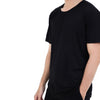 Men's Ultra-soft Bamboo Loungewear Tee (Black) - Bedtribe