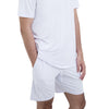 Men's Ultra-soft Bamboo Loungewear Shorts (White) - Bedtribe