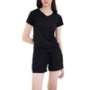 Women's Ultra-soft Bamboo Loungewear Set (Black) - Bedtribe