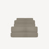 Iced Bamboo Bolster Case (Taupe) - Bedtribe