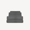 Iced Bamboo Fitted Sheets (Grey) - Bedtribe