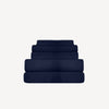 Iced Bamboo Fitted Sheets (Navy) - Bedtribe