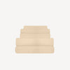 Iced Bamboo Fitted Sheets (Sand) - Bedtribe
