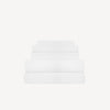 Iced Bamboo Fitted Sheets (White) - Bedtribe