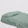 Iced Bamboo Fitted Sheets (Sage) - Bedtribe