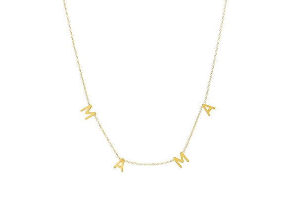 The MAMA Necklace (Large) - Solid 14K Gold - Women’s Luxury Jewelry ...